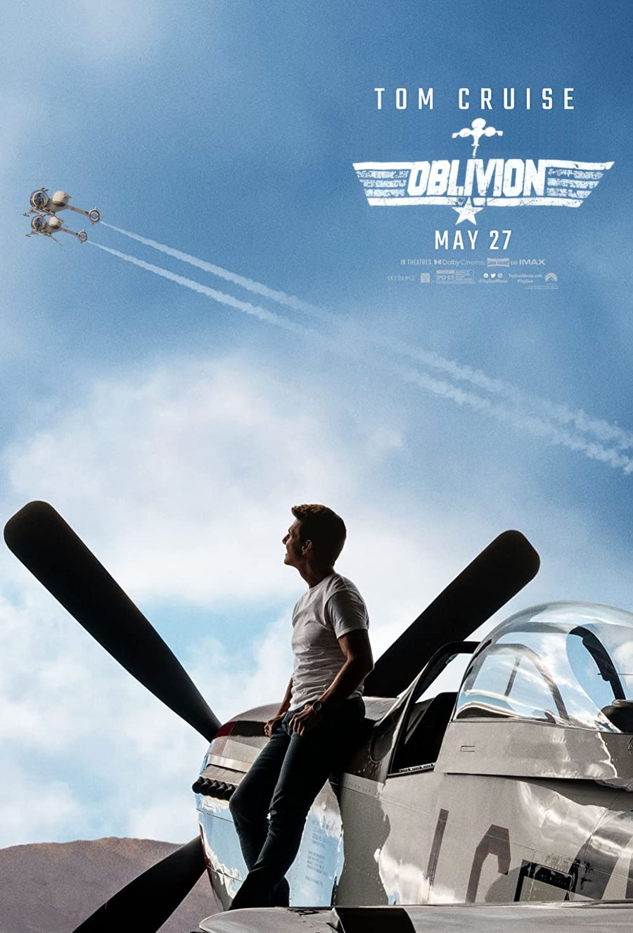 TOP GUN MAVERICK and OBLIVION with Director Joseph Kosinski key art