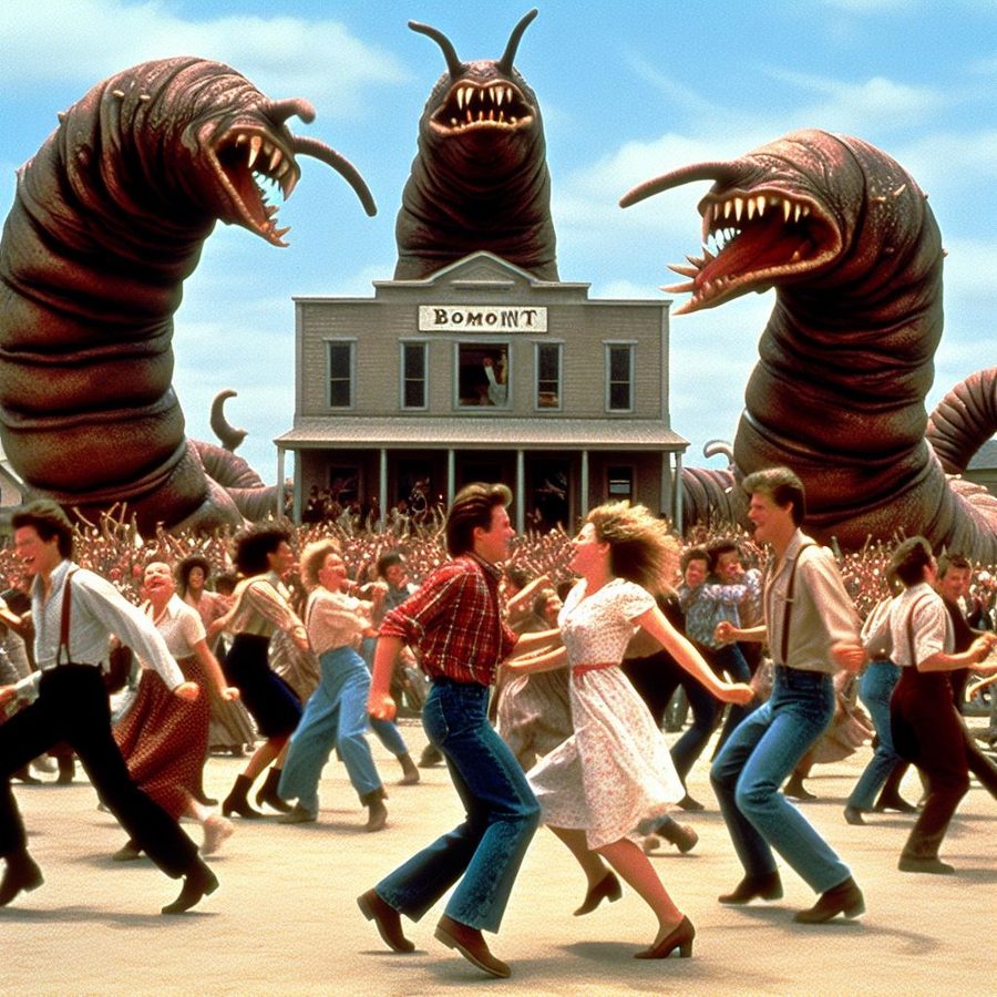 TREMORS and FOOTLOOSE with writer S.S. Wilson key art